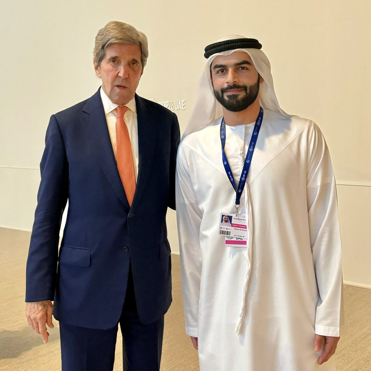 OAl_Ansari's tweet photo. A month ago at COP28, in the buzz of closing day, I met John Kerry with a pivotal question: How can we, inspired by America’s innovative past, reignite our imagination to reshape the future and reimagine our future beyond existing paradigms? 🌏✨ #Innovation #ClimateAction #COP28  #FutureThinking