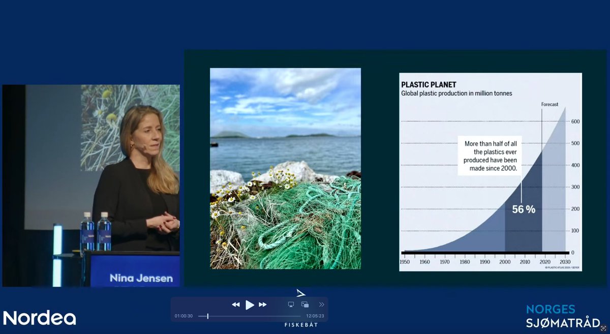 🌊"It is vital for authorities and industry to cooperate to comply with both existing and future regulations to combat ocean littering, among other things, by upgrading waste solutions in fishing ports" - Nina Jensen
Check out Nina's presentation here  
➡️bit.ly/4aTMkzm