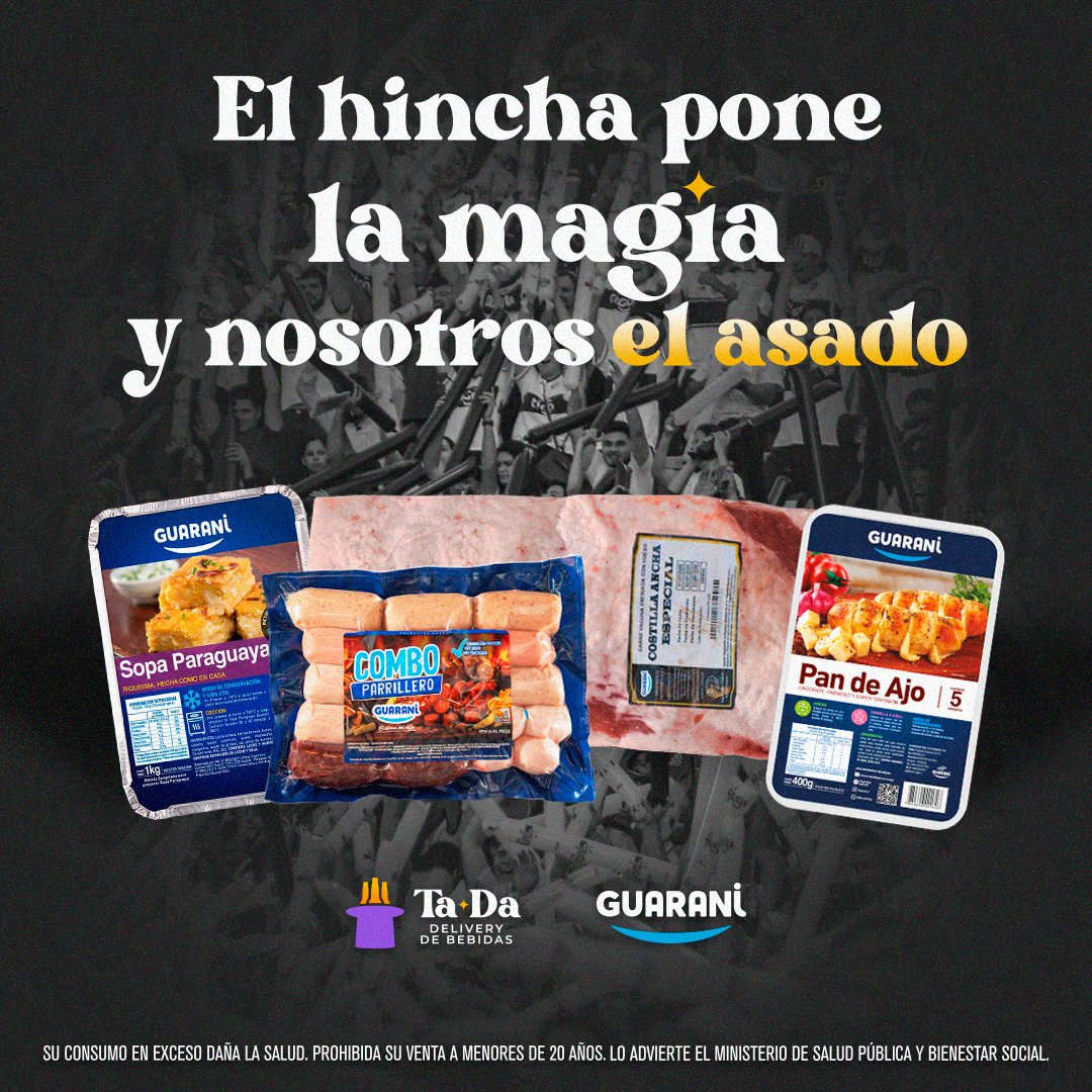 Compartí en este tweet una foto con tu compañero de cancha franjeado y podés llevarte Kits de Asado Guaraní para festejar el #DíadelHinchaTaDa 🎩⚪️⚫️⚪️