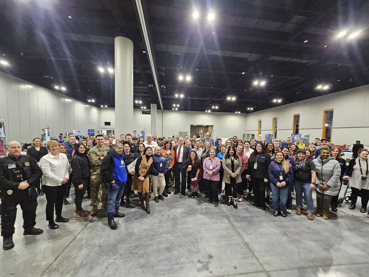 There is still time to come check out the first ever Mayor’s Job Fair! These smiling faces will be here until 4pm today at the Dena’ina Center, and can connect you to your next career.