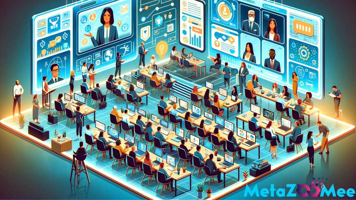 👩‍🏫 Take professional development to new heights with MetaZooMee's virtual workshops. Enhance skills, network with experts, and grow your career in our interactive learning spaces. #MetaZooMeeProfessional #VirtualWorkshops $MZM 💡