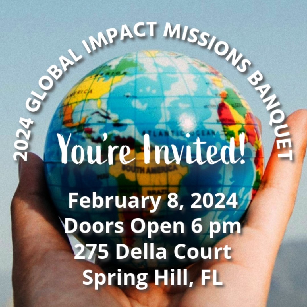 trincollegefl's tweet photo. Global Impact Missions Banquet, February 8th. Sponsors needed!
https://t.co/2rYEPjK0Mz
@everyone https://t.co/UJEgqeH2vi