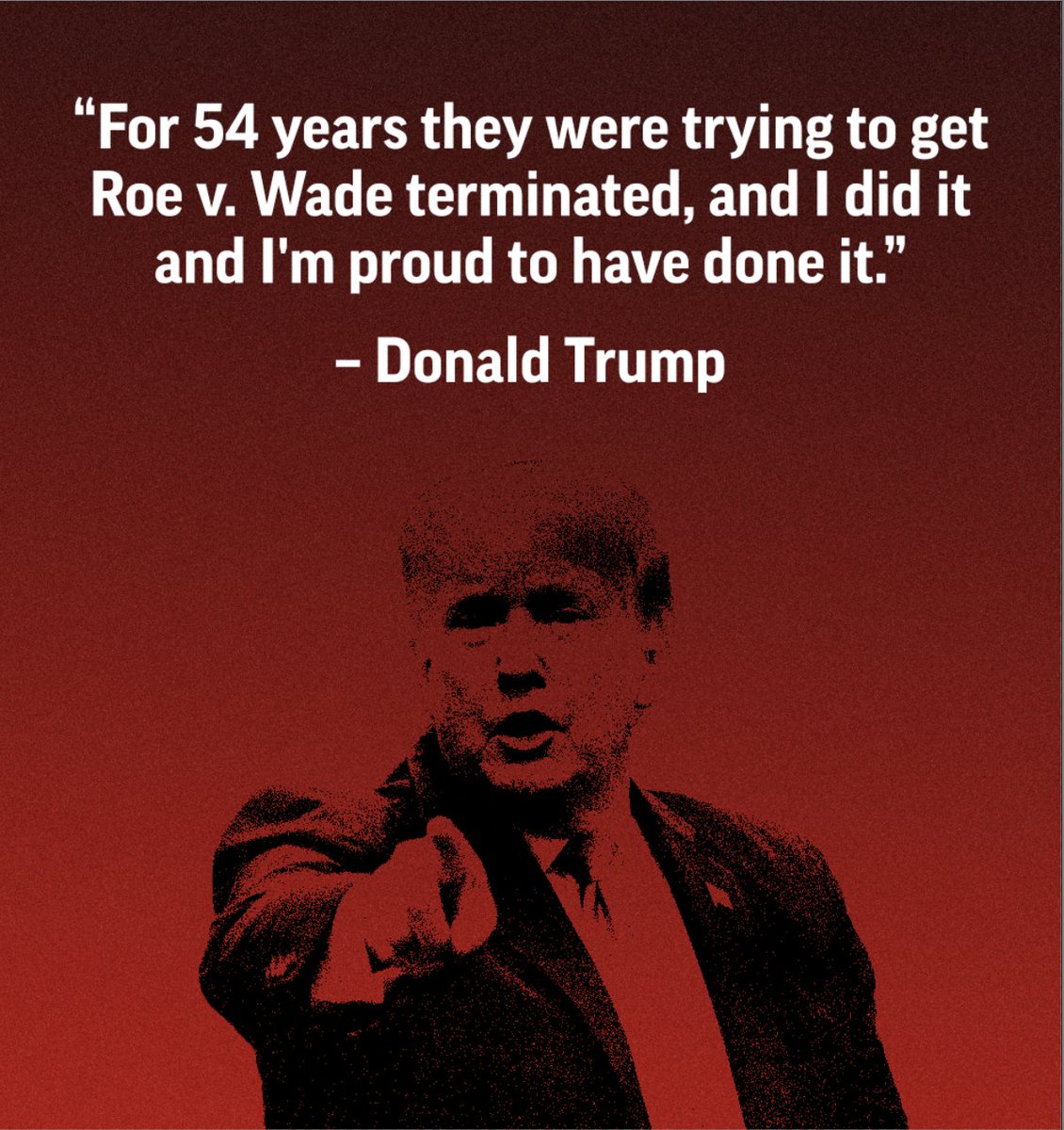 UtahDemocrats's tweet photo. Trump singlehandedly paved the way for extreme Republicans in Utah to rip reproductive freedom away from thousands of women and families.
Make no mistake, if he gets back into power, he will try to pass a national, no-exceptions abortion ban.
#utpol #UtahDems https://t.co/PaKTyJYFUn