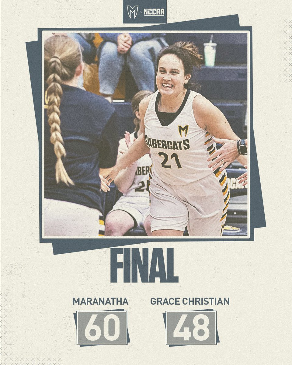 𝙁𝙞𝙧𝙨𝙩 𝙙𝙪𝙗 𝙤𝙛 𝙩𝙝𝙚 𝙮𝙚𝙖𝙧!

We beat Grace Christian by a dozen on the road!

(Stats TBA)