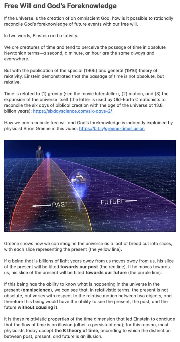 aquavitae96's tweet photo. Another atheist who doesn't understand Eintstein's theory of relativity and how it affects foreknowledge versus predestination.

#Atheism #God #relativity #foreknowledge #freewill https://t.co/X86D2hmhF5