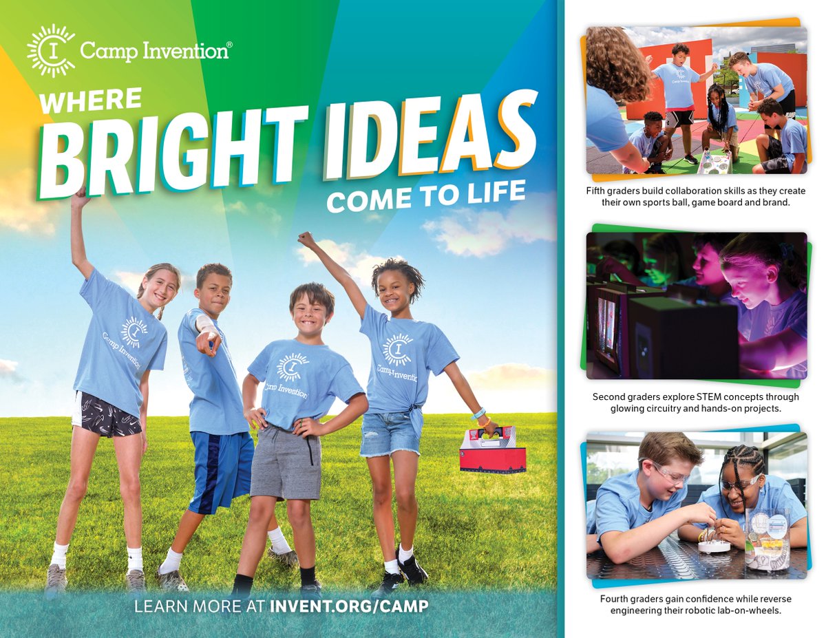 PPS_Science's tweet image. Plymouth is 32% sold out for @CampInvention from 7/8-7/12.  We encourage you to check out this amazing opportunity for your entering K-6 students.  Availability is limited, visit invent.org/mylocalcamp or call 800-968-4332 to secure your child’s spot today! @PlymouthSch