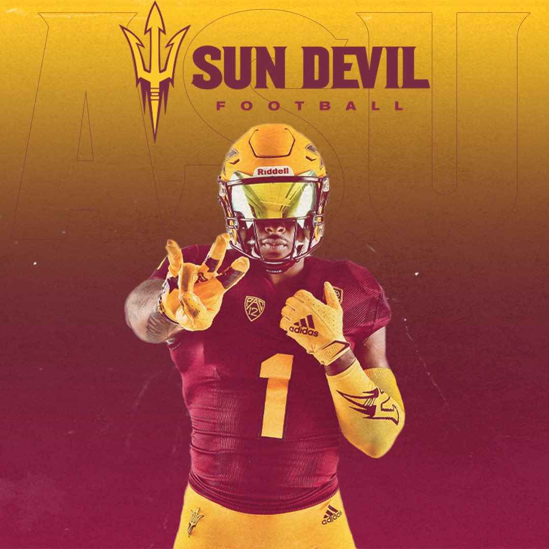 Thank you to @RagleCharlie for making it out to @MPHS_Football today! We appreciate it!! @AaronFrana @CoachElauer51 @ASUFootball