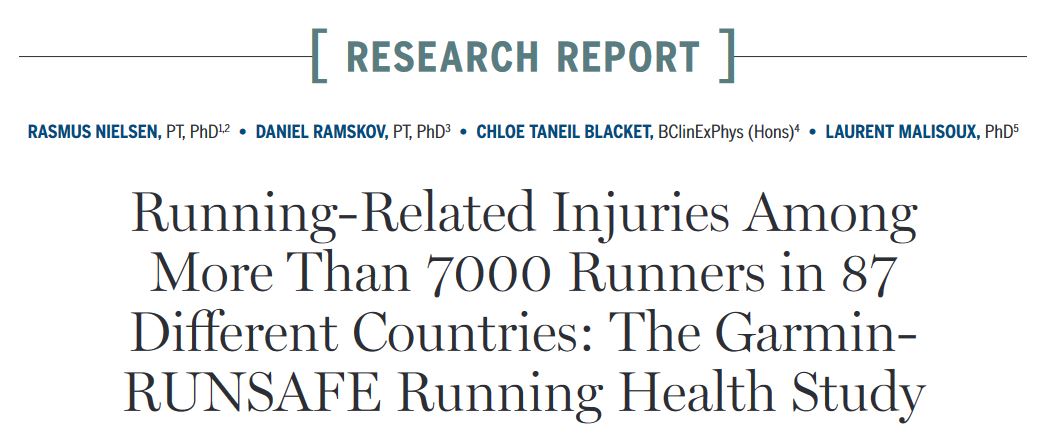 JOSPT's tweet photo. Using #BigData to look at running-related injuries across countries 🏃‍♀️

Insights from the #GarminSafe study ...

Sensitivity analysis revealed  "the cumulative injury proportion at 1000 km (of running) was 52.7%"

Study 👉 https://t.co/KHsa6wkwR9

#yourJOSPT #RunningInjury https://t.co/8IRDMxhtzb
