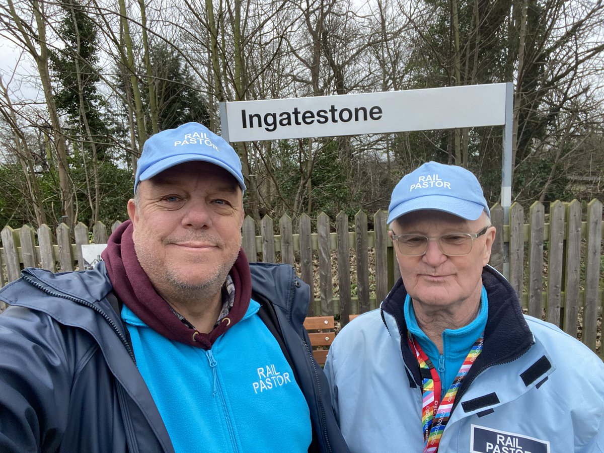 RailPastors's tweet photo. Great to patrol today as Rail Pastors across the @greateranglia network at #Shenfield #Chelmsford and #Ingatestone with several significant conversations/interventions with people suffering with dark moods Good to see prompt @BTPEssex help when called and #Ontrak support https://t.co/eisXsnyfja