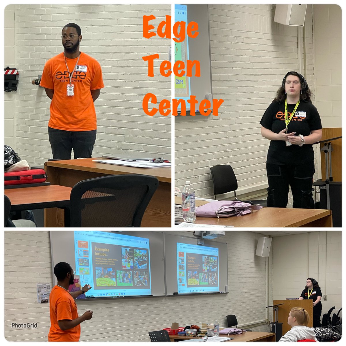 LEHSAPGOV's tweet photo. Huge thank you to Edge Teen Center’s LaDon Laney &amp; Sela Weaver for introducing all of the Spring 2024 volunteer opportunities to Government students. What a day?!? https://t.co/N2rQ3sQcFX