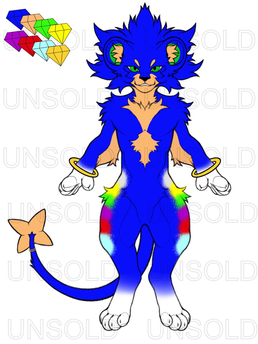 Also have these adopts still, both reduced down. Vaporeon is £10 and the luxray sonic is £20. Both bases by @/gatorstooth