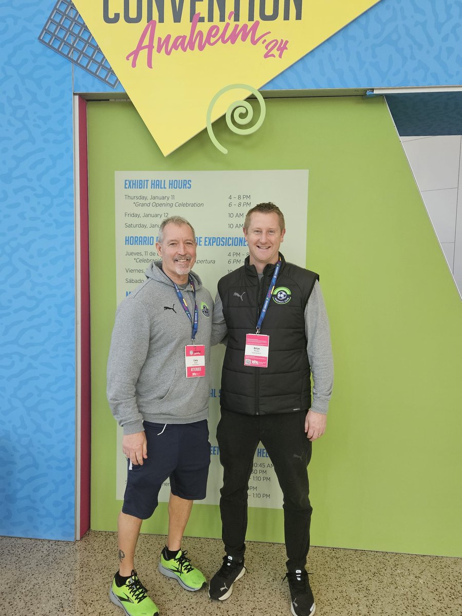 Coach Mitchell and Coach Burke are getting  some off-season coaching education at the <a href="/UnitedCoaches/">United Soccer Coaches</a> Convention in Anaheim <a href="/goAWathletics/">AWHS Athletics -</a>