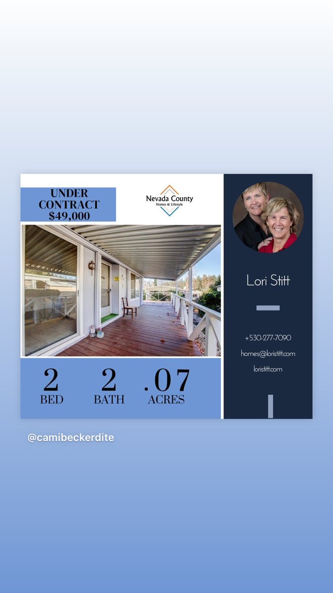 cbeckerdite's tweet photo. We love being of service. Great job Lori with our repeat client who needed to assist her mother. #repeatclients #nevadacountyhomesandlifestyle #camibeckerditerealestate #grassvalleyca https://t.co/VlEcz3QNvK