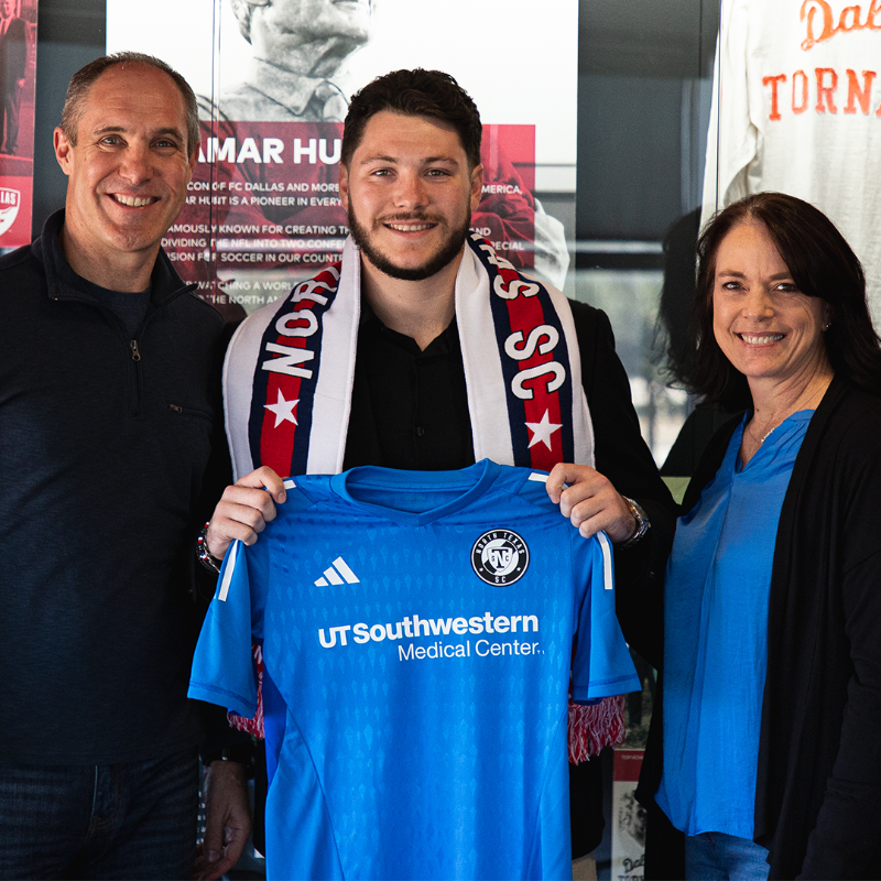 northtexasSC's tweet photo. Welcoming one of our own back home.

We've signed former @FCDallasYouth and Columbia University goalkeeper Michael Collodi for the 2024 @MLSNEXTPRO season!