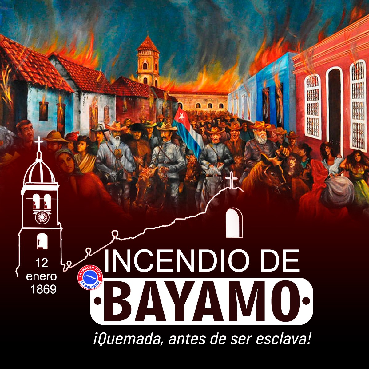 Padecer penurias antes que rendirse, fue un acto sublime del pueblo bayamés. #CubaViveEnSuHistoria @DiazCanelB @MinfarC