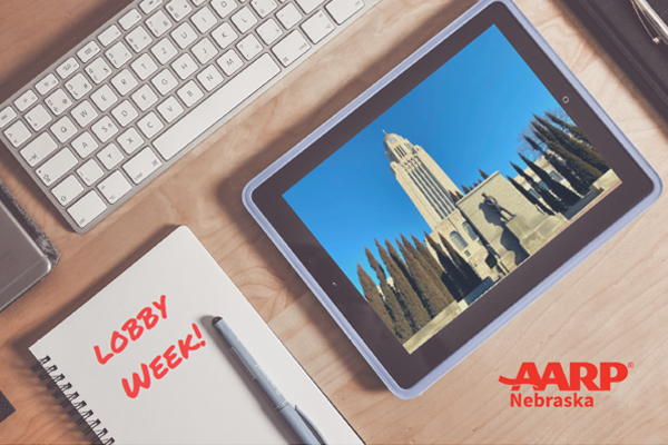AARPNE's tweet photo. Mark your calendar for @AARPNE's Lobby Week, February 26 - March 1! Join us in person or virtually to discuss priority issues for the 2024 legislative session and meet your state senator via Zoom. RSVP by February 14 at 11:45 p.m. CT. 

https://t.co/DCLlZtHQZN

#LobbyWeek #AARPNE https://t.co/SgmMhiCtvX
