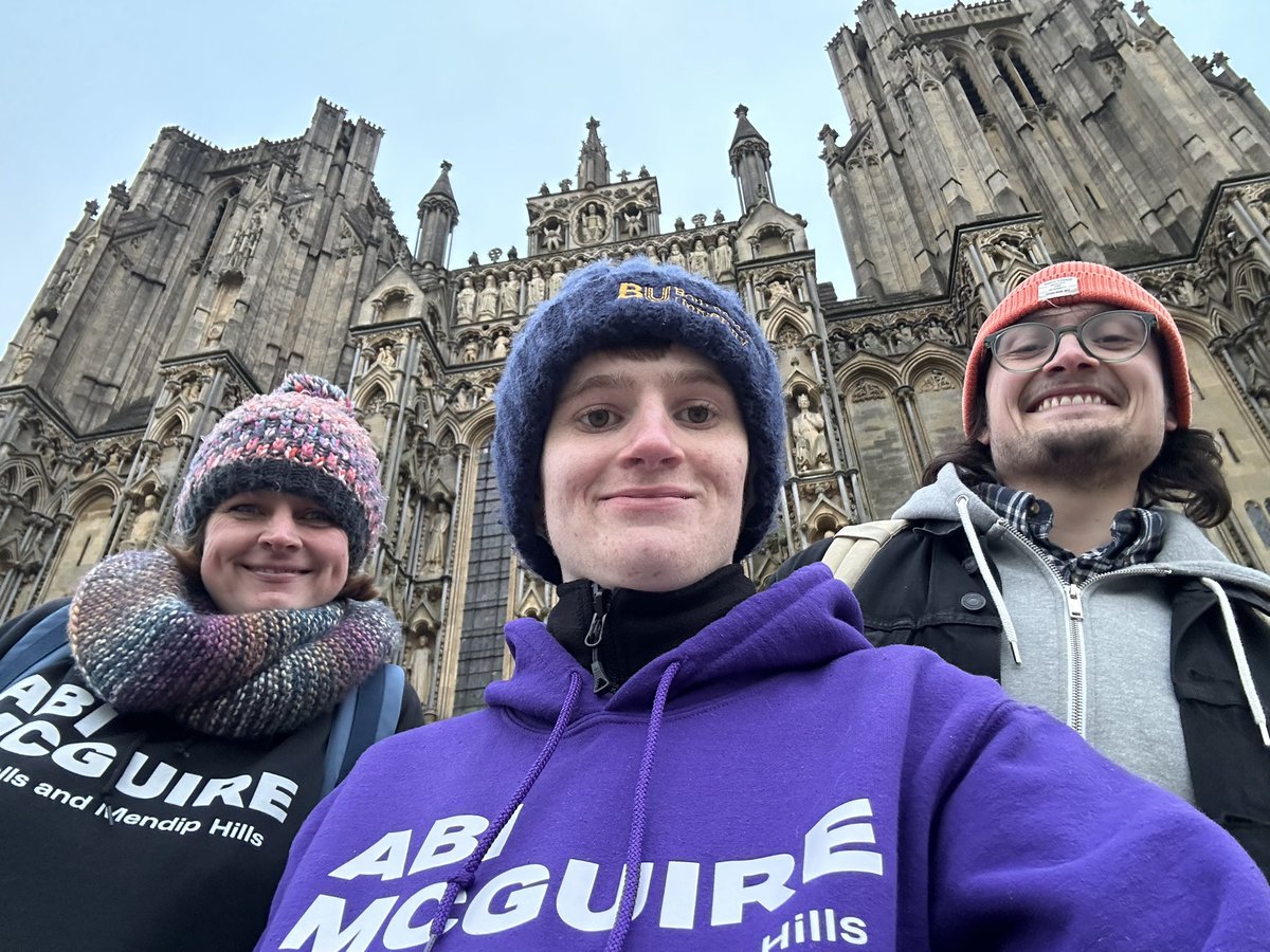 AbiMcGuireIndi's tweet photo. Fantastic day door knocking in Wells today brought Matt and Jake with me! Nearly half way to our target of 15k doors!
#wells #shepton #cheddar #election #yatton #wooky #sheptonmallet #somerset #election #politics #independent #movement #team #generalelection #StandwithAbi https://t.co/nLV4s3fcCZ