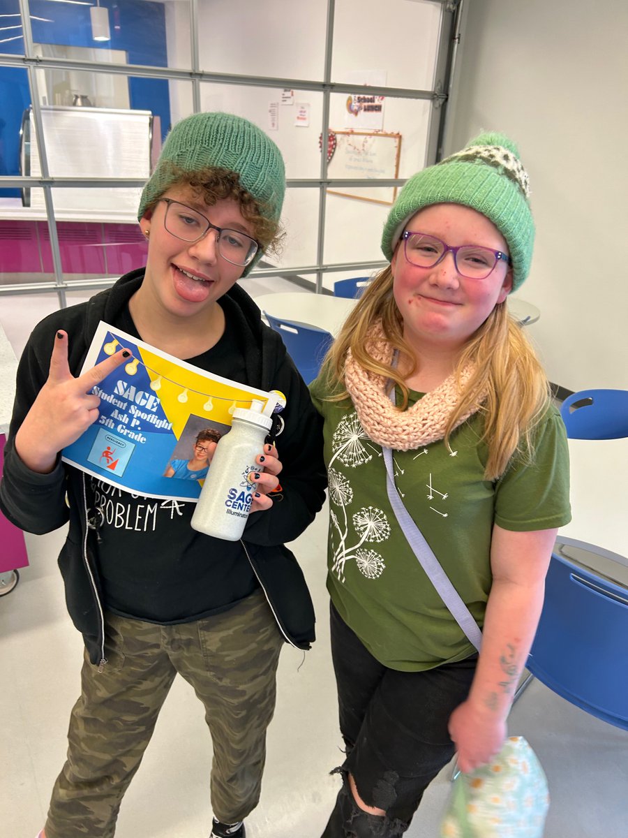 Ash, from <a href="/ToppingBulldogs/">Topping Elementary</a>, is in the SAGE Spotlight!  Ash responds positively to challenges and advocates for their needs and the needs of others! They have a good time and show others to have fun and take own challenges together!