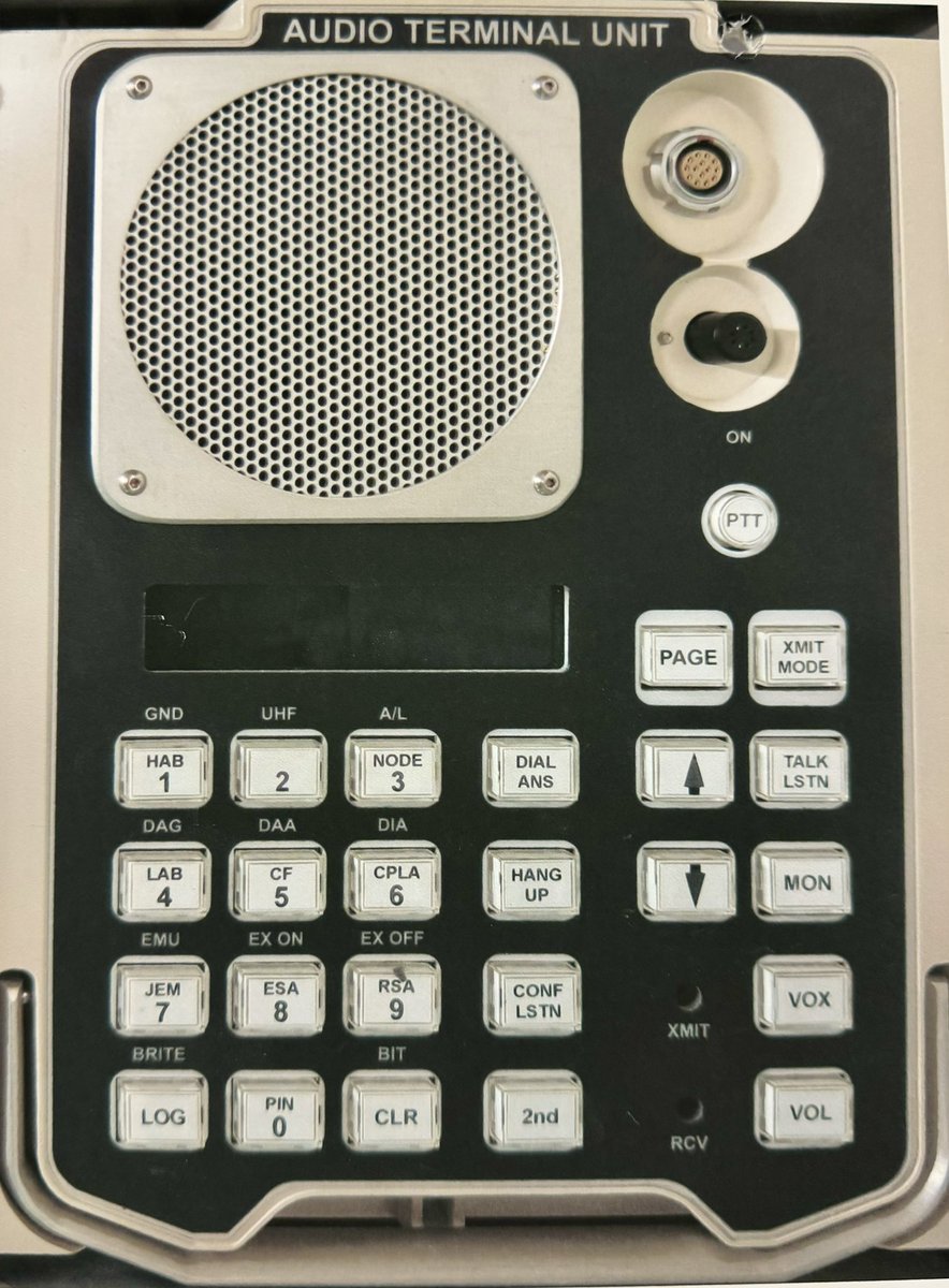 openvocs's tweet photo. This is an Audio Terminal Unit of the Space Station #missoncontrol #iss https://t.co/SEY56rUoTd
