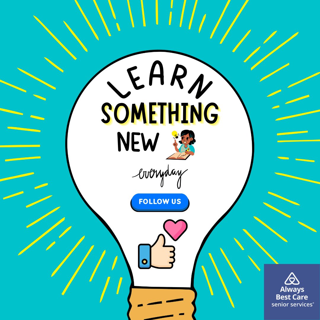 Increase your senior care knowledge - FOLLOW our page to keep up-to-date on the latest in senior care in Sacramento!

#LearnSomethingNew #LikeOurPage #SeniorCareIndustry #Educational #InTheKnow #TheMoreYouKnow #AlwaysBestCare #Caregiver #SeniorCare #Dementia #Alzheimers