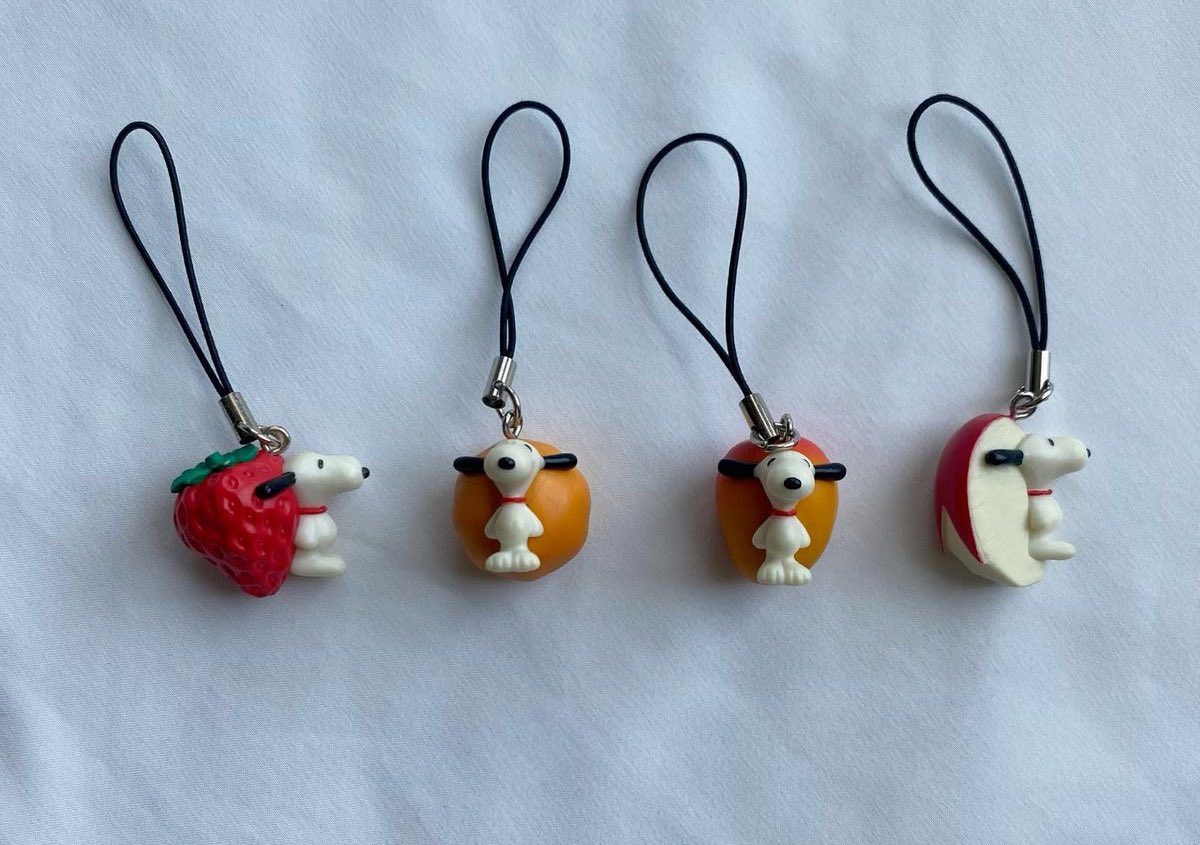 snoopystwin's tweet photo. snoopy fruit charms https://t.co/ARdPcRq3vI