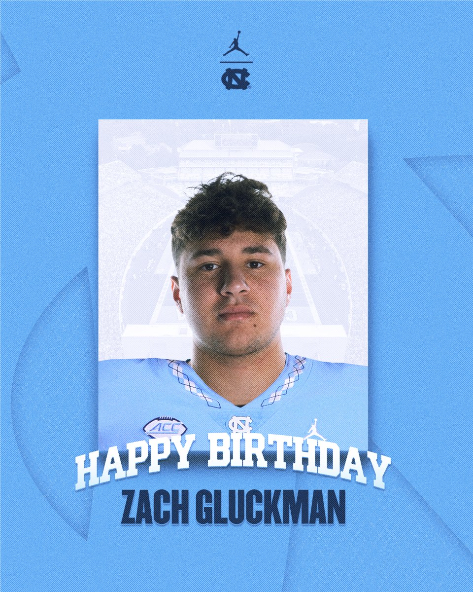 Happy Birthday, @GluckmanZachary #CarolinaFootball 🎂 #UNCommon