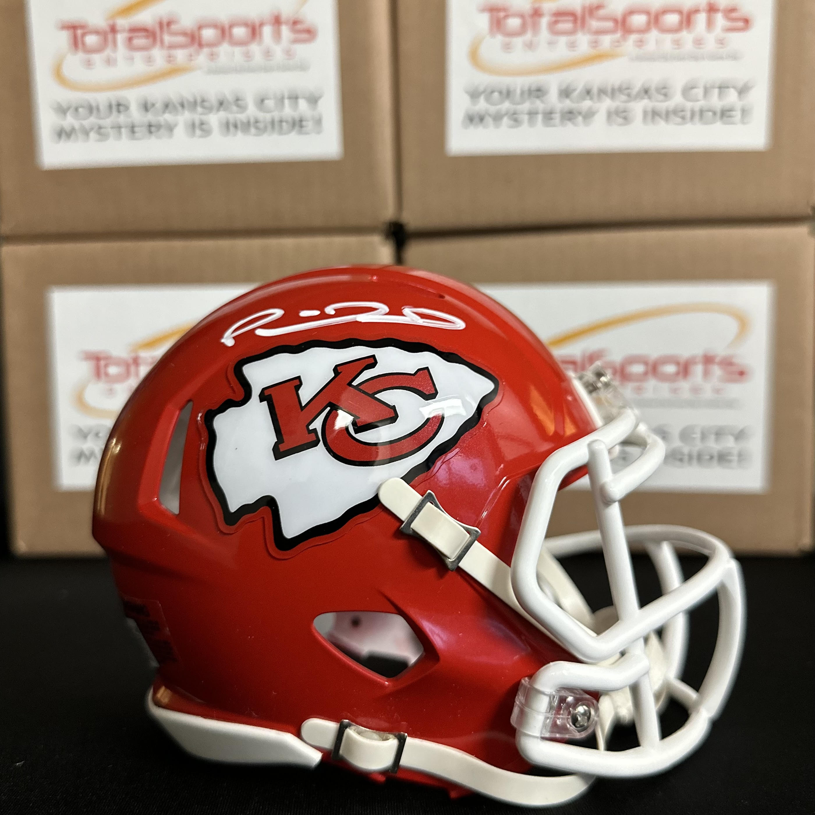 Patrick mahomes autographed mini helmet sales