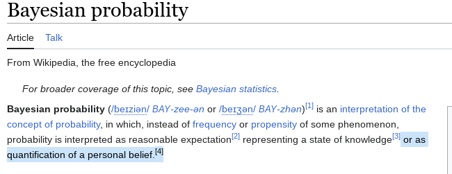 asinayev's tweet photo. @IsaacKing314 @atroyn No actual evidence needs to be involved to have a Bayesian probability! 

Even for objectivists, Bayesian probabilities can be completely contrary to presented evidence (i.e., in case the prior distribution places no weight in the heaviest part of the data distribution). https://t.co/jhse9tOVn4