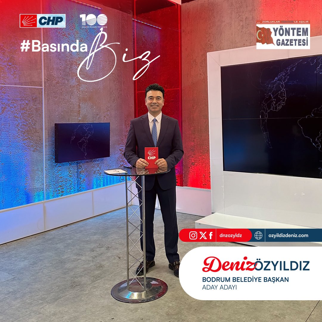 dnzozyldz's tweet photo. Hakkımda çıkan yazıları görmek için Yöntem Gazetesi’ne göz atabilirsiniz! 📰🔍 #Medya #Haberler #BaşkanAdayAdayı #BirlikteBaşarıyoruz #BodrumdaDeğişimZamanı
• https://t.co/iB6vEnQhdR https://t.co/4Za92e2gp5