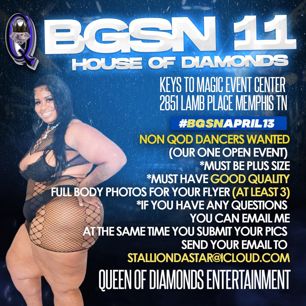 Queen Of Diamonds Entertainment (@qodbbwstrippers) on Twitter photo @shaniahmona @OMG_its_Rita2 <a href="/kissmykittkatt_/">π WARNINGβοΈShe's Toxic π¬</a> <a href="/plusizebarbie3/">plusizebarbie3π«§π«§ππΌ ππ</a> <a href="/amazonhoneyy/">Its GODDESS to YOUππ½ββοΈ</a> @TheQODStrippers <a href="/Q_O_D/">QOD HennASSey N' Booty</a> <a href="/7sevenout/">Eric Stephone Thorne</a> Good Morning Ladies if you are planning to be a part of BGSN 11 please have your photos in by January 26 there will be no more flyers created after thatβΌοΈ @shaniahmona @OMG_its_Rita2 <a href="/kissmykittkatt_/">π WARNINGβοΈShe's Toxic π¬</a> <a href="/plusizebarbie3/">plusizebarbie3π«§π«§ππΌ ππ</a> <a href="/amazonhoneyy/">Its GODDESS to YOUππ½ββοΈ</a> @TheQODStrippers <a href="/Q_O_D/">QOD HennASSey N' Booty</a> <a href="/7sevenout/">Eric Stephone Thorne</a> Good Morning Ladies if you are planning to be a part of BGSN 11 please have your photos in by January 26 there will be no more flyers created after thatβΌοΈ