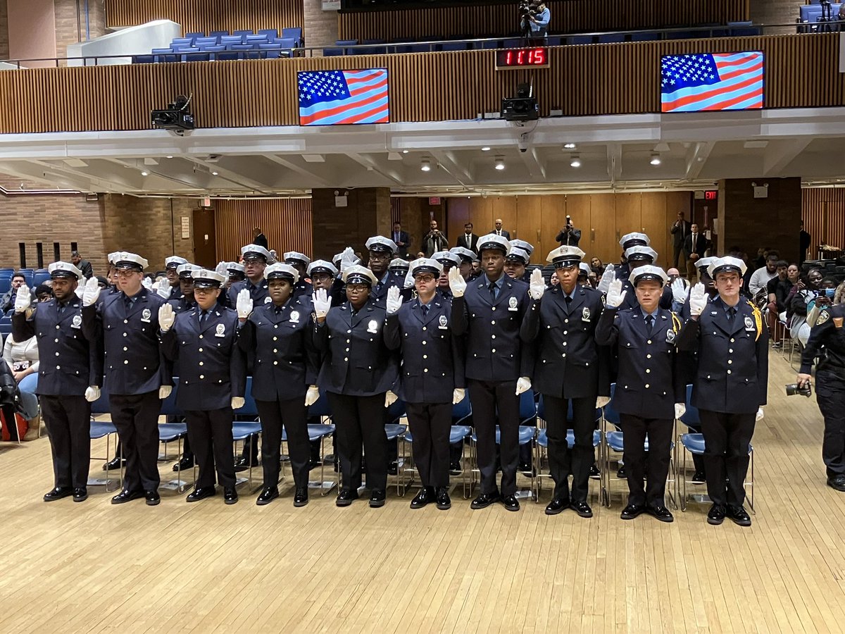 Today we congratulate a new class of Traffic Enforcement Agents who are about to hit the streets. They keep our citizens and visitors safe by ensuring vehicles are operated and parked safely.