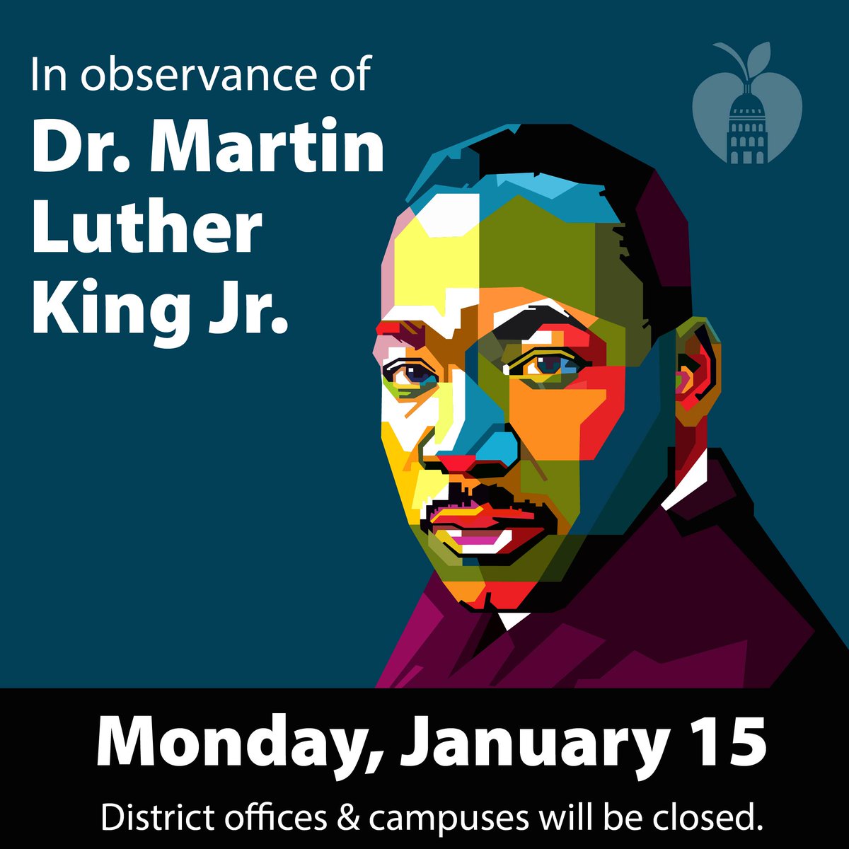 📢 Reminder: Austin ISD schools and offices will be closed on Monday, January 15, in observance of Martin Luther King Day. 📅 We look forward to seeing everyone back on Tuesday, January 16! #AustinISD #MLKDay