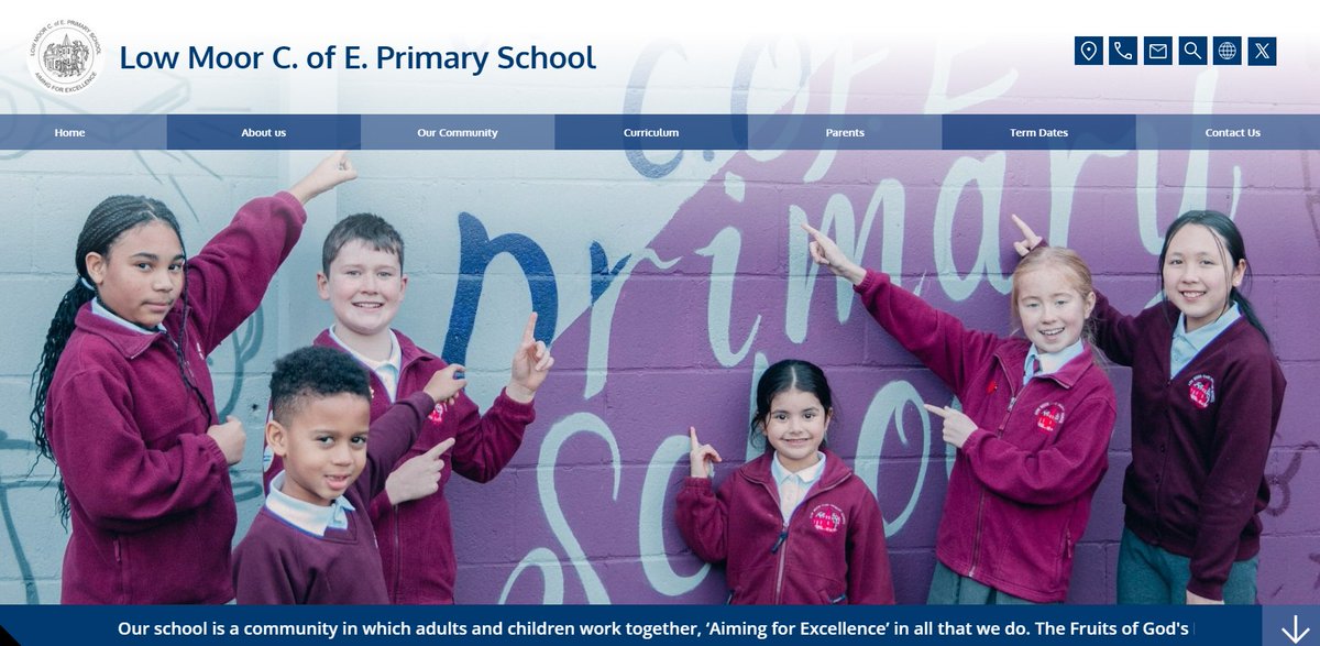 Our fantastic new website went live today.  Why not come and have a look: lowmoor.bradford.sch.uk