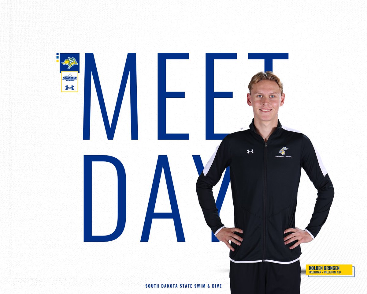 GoJacksSwim's tweet photo. The Jackrabbit men’s swimming and diving team returns to action today with a dual at St. Cloud State
#GoJacks

⏰ » 4 p.m.
🏟️ » Halenbeck Hall Aquatic Center | St. Cloud, Minn.
📊 » Meet Mobile https://t.co/c2iXy497Bm