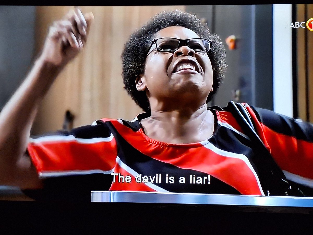 nkosanap's tweet photo. "The devil is a liar." Mantuli 2024

#SkeemSaam https://t.co/DdYgiLKMS0