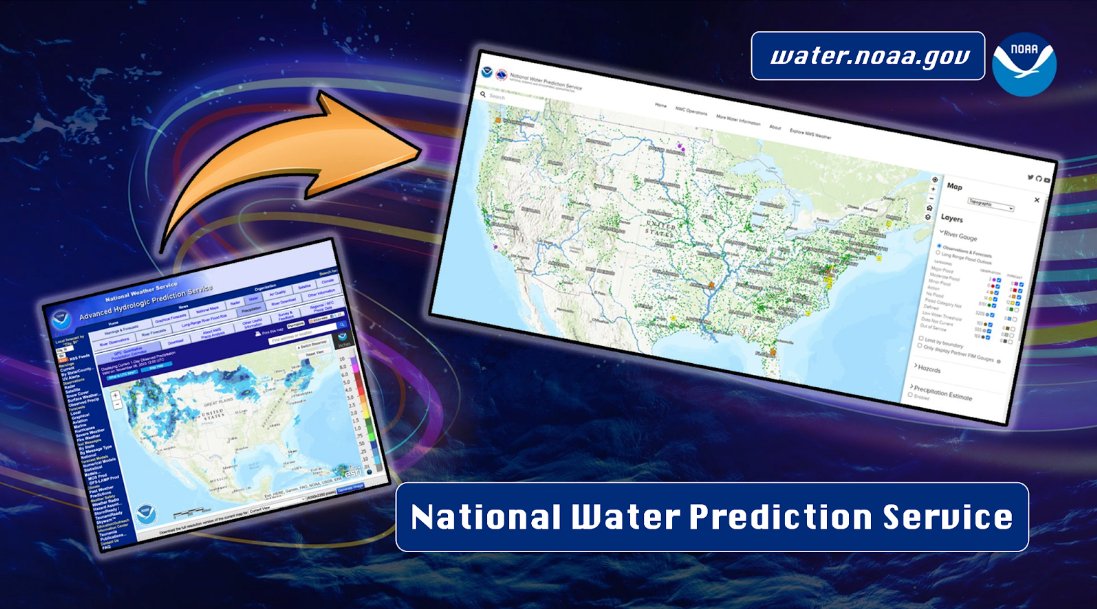 Check out this modern, efficient way to find hydrological info, including observed water levels, NWS forecasts and more at preview.water.noaa.gov. This new site – National Water Prediction Service (NWPS) – will replace water.weather.gov late March! More information here:…