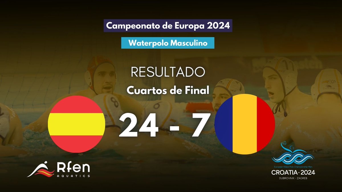 🤩 ¡¡ESTAMOS EN SEMIS!!

👀 Tras superar con un partidazo a Rumanía, nuestros chicos se meten de lleno en la lucha por las medallas

💪🏼 ¡Vamos España! ¡Vamos!