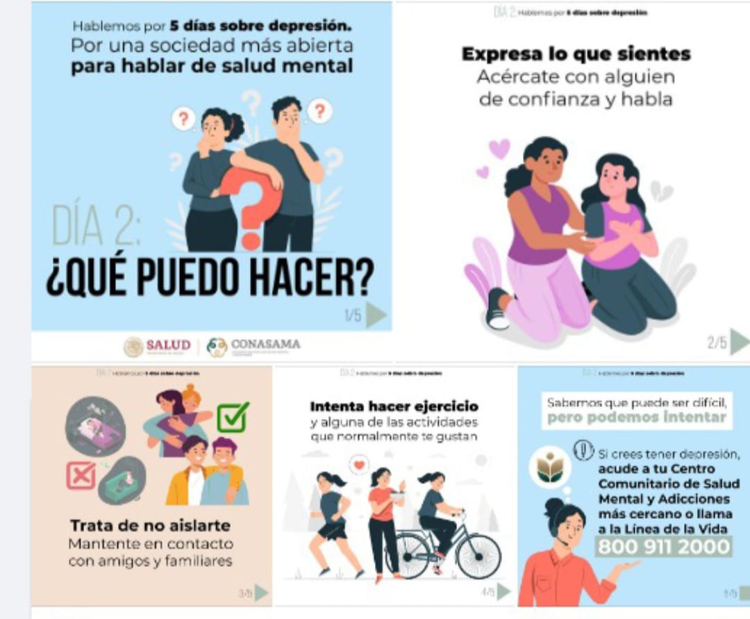 CecosamaObrNte's tweet photo. Recuerda que la actividad física es un #FactorProtector de nuestra salud física y mental. Dentro de los beneficios son: disminución de estrés, aporta significativamente para prevenir la #Depresión
#NosCuidamos
@conasamamx
@cecosama https://t.co/NsIZuyNsAI