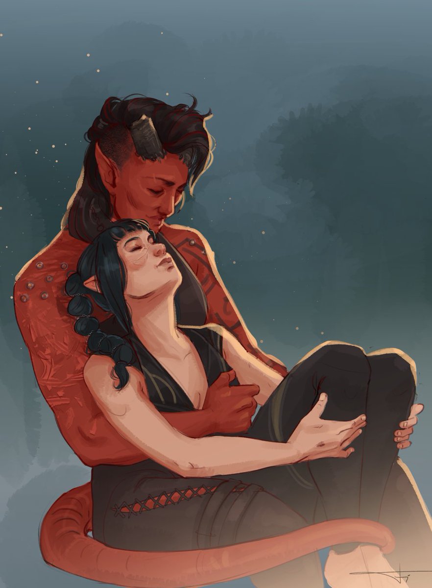 Sango_Blep's tweet photo. I think she just needs to get squished a little 

#BaldursGate3 #Shadowheart #karlach https://t.co/oZhnTv1HIK