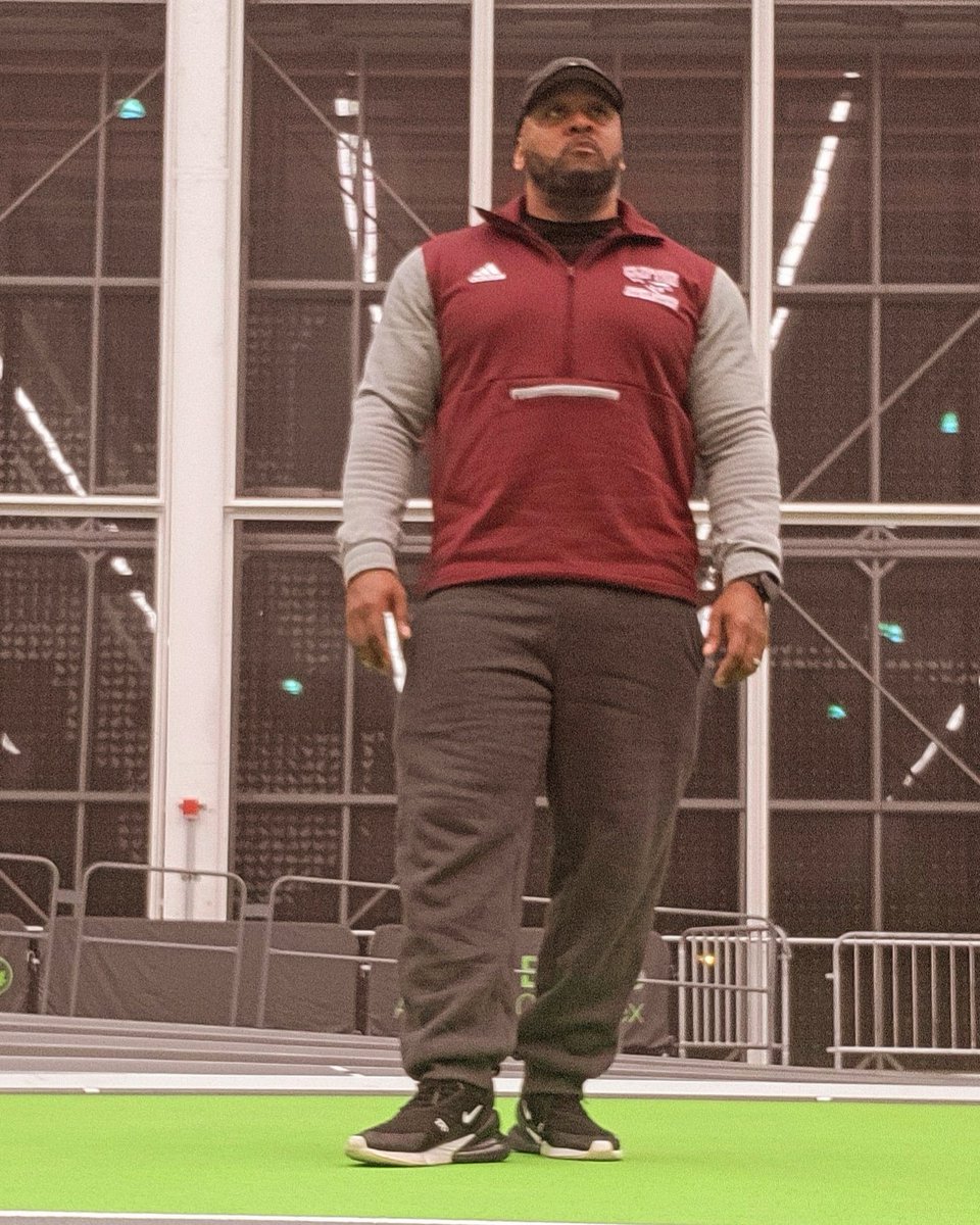 Kevrem4's tweet photo. I wear many hats but on this day I'm called coach Kev!!! #track&amp;field https://t.co/MUdcImlJdF