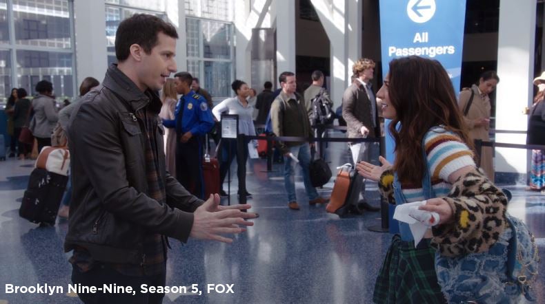 ConventionLA's tweet photo. Our West Hall foyer was looking great on @brooklyn99 (Season 5) and continues to look great today!

#filmfriday # brooklynninenine #brooklyn99 #losangelesconventioncenter #lacc #locationscouts #filmlocations https://t.co/TjoekjTgBX