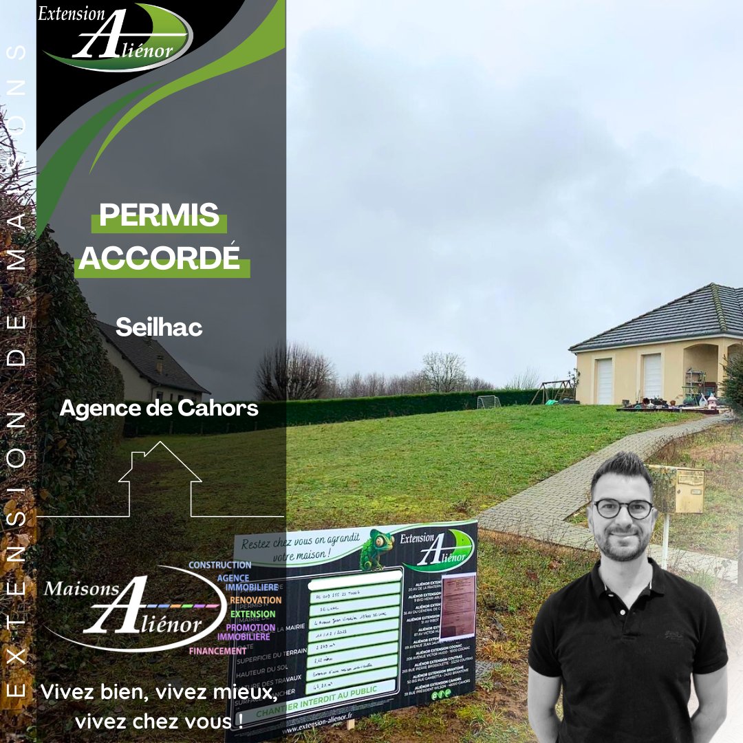 AlienorMaisons's tweet image. [ FUTURE EXTENSION 🏗]
Bientôt le début des travaux 🏗️ sur la commune de Seilhac où bientôt y sera une extension de maison Aliénor Extension ! ✅🏡, suivi par notre commercial Alexandre Harel 😊
→ 05 81 70 00 41 📞
#maison #agrandissement #extension #projet #corrèze