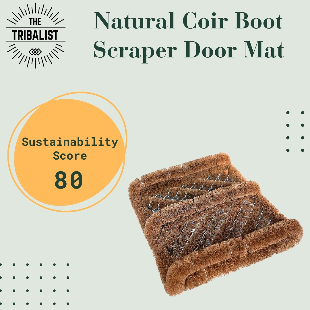 TheTribalistnow's tweet image. Step into cleanliness with a Natural Coir Boot Scraper Door Mat! Effective against dirt, mud, easy to use, and lasts 1-3 years, biodegradable, infinitely recyclable. Check Out the Amazon Link of the Product: amzn.to/41U5FMG 
#BootScraper #CleanFloors #CoirMat #sustainable