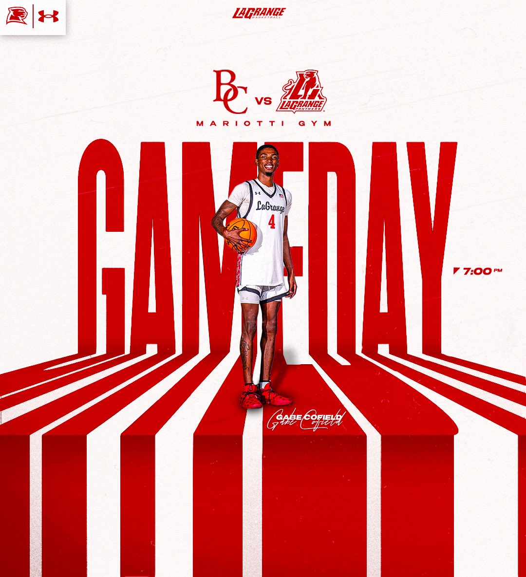 Game #17

🆚 <a href="/BereaCollegeMBB/">Berea College Men's Basketball</a>
⏰ | 7pm
📍 | Mariotti Gym
📺 | fan.hudl.com/usa/ga/lagrang…

<a href="/GabrielCofield/">G🤟🏾</a> | #Full40