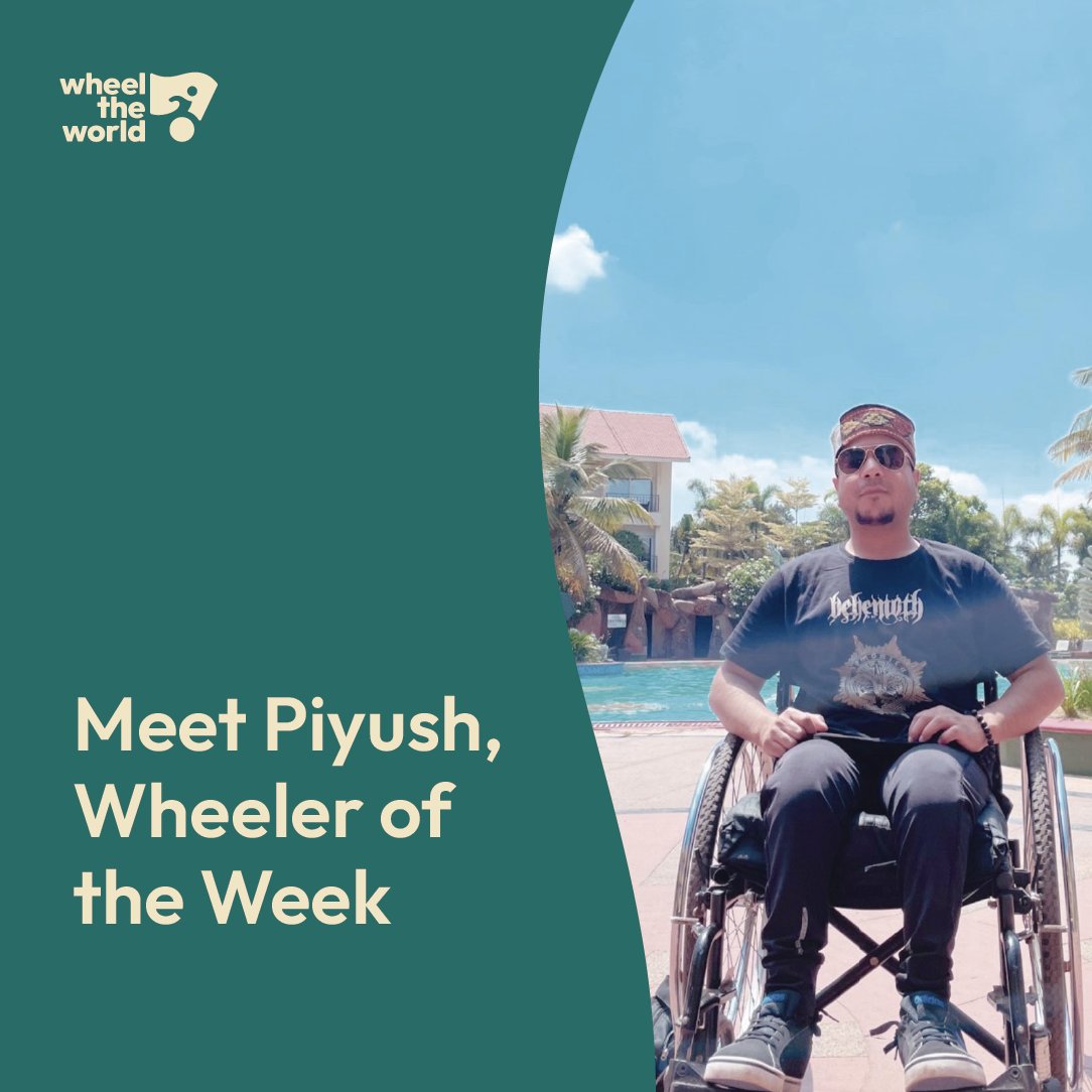 Meet our Wheeler of the Month: Piyush! His travel advice? 'Embrace the journey, every adventure starts with a step (or roll)!'

🚀 Head to our Social Media last post to know more!

 🌍♿ #WheelerOfTheMonth #InclusiveInnovator #WheelchairAthlete