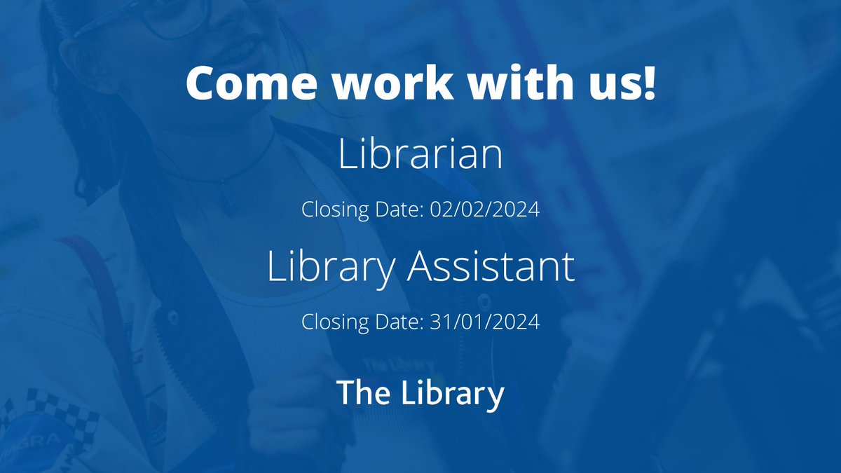 Gloucestershire Libraries 📚 (@gloslibs) on Twitter photo Come and work with us!
🚨 We have two more exciting opportunities to join our team!
👉 Find out more about the roles and how to apply below!
🤩 Apply now! Link in bio | orlo.uk/uL1vC
<a href="/GlosCC/">Gloucestershire CC</a> Come and work with us!
🚨 We have two more exciting opportunities to join our team!
👉 Find out more about the roles and how to apply below!
🤩 Apply now! Link in bio | orlo.uk/uL1vC
<a href="/GlosCC/">Gloucestershire CC</a>