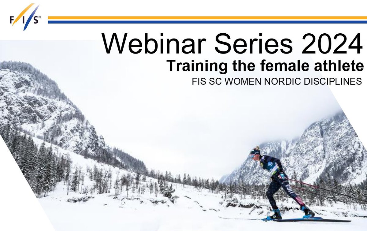FISCrossCountry's tweet photo. ❗Coming up: 10 webinars from January to December on the actual topic training the female athlete 🚺
The webinars are open to everyone, please register via the link: https://t.co/n6nJfk4AAu and join us! 

#femaleathlete #fis #wintersport #womenempowerment https://t.co/xtfhlkIjFo