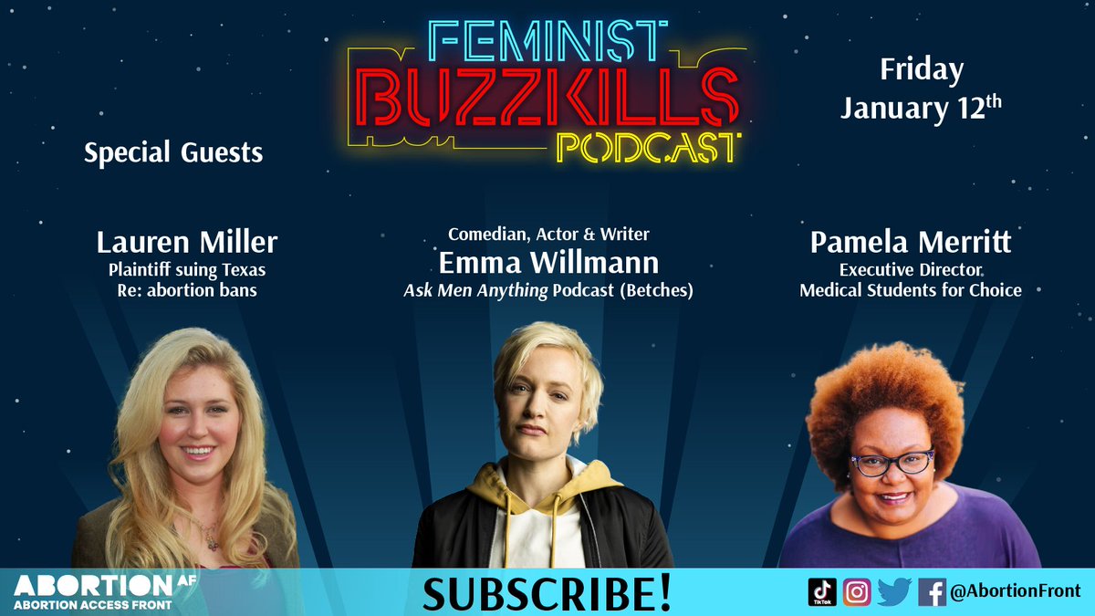 STACKED GUEST ALERT 🤩 Lauren Miller shares her gut wrenching story of being denied care + her lawsuit vs TX. The brilliant @Sharkfu hops in to break down EMTALA, how med students feel about it, & how abobo exceptions are lies. PLUS @IamEmmaWillmann brings the funny. TONIGHT 6PM!