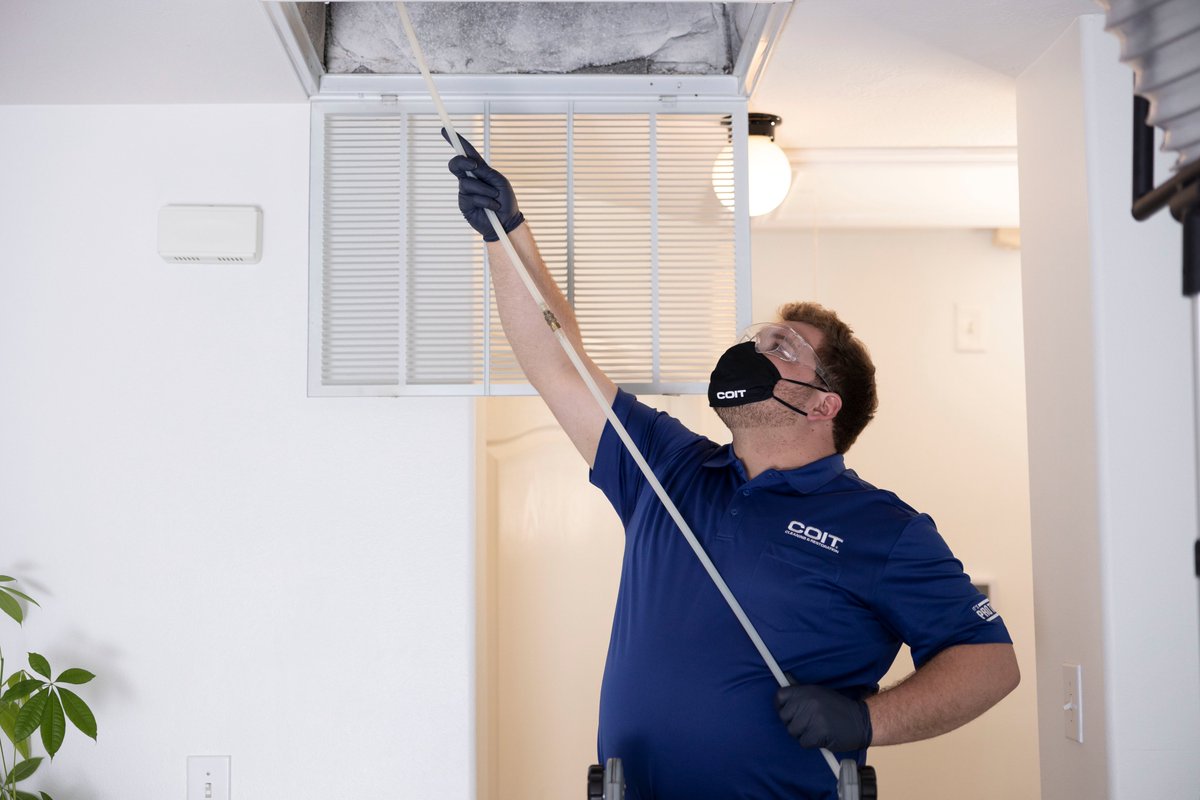 Winter isn't over yet! Don't let poor air quality give you the sniffles. Our air duct cleaning ensures a healthier home for you and your loved ones. #COITClean #HealthyHome #CleanAir #AirDuctCleaning