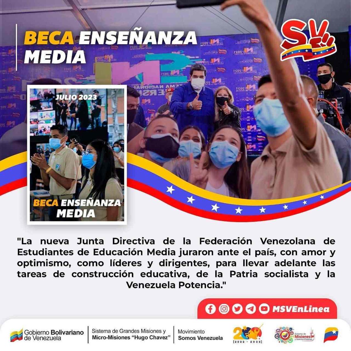 🚨 AHORA || Inicia la entrega del Bono Beca Enseñanza Media (enero 2024) enviado por nuestro Pdte. @NicolasMaduro a través del Sistema @CarnetDLaPatria. ✅ MONEDERO PATRIA: CRÉDITO por 135,00